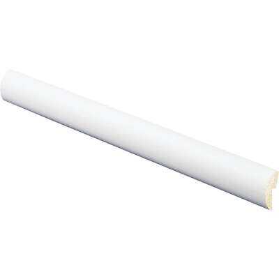 Inteplast Building Products 5/16 In. W. x 1-1/8 In. H. x 8 Ft. L Crystal White Polystyrene Cap Molding