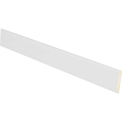 Inteplast Building Products 1/8 In. W. x 1-1/8 In. H. x 8 Ft. L. Crystal White Polystyrene Lattice Molding