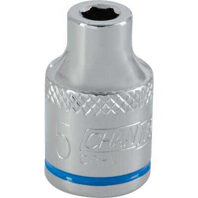 Channellock 3/8 In. Drive 5 mm 6-Point Shallow Metric Socket
