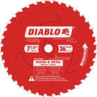 Diablo 7-1/4 In. 36-Tooth Wood & Metal Circular Saw Blade Image 1