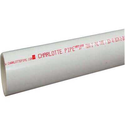 Charlotte Pipe 2 In. x 5 Ft. Schedule 40 PVC DWV/Pressure Dual Rated Pipe