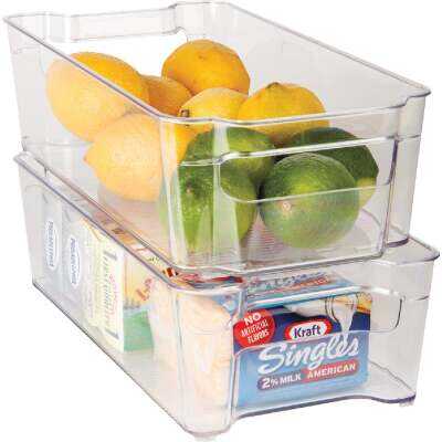 Dial 8.5 In. x 3.75 In. x 12.5 In. Stacking Refrigerator Organizer