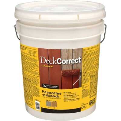 Cabot DeckCorrect Tint Base Wood Deck Resurfacer, 5 Gal.